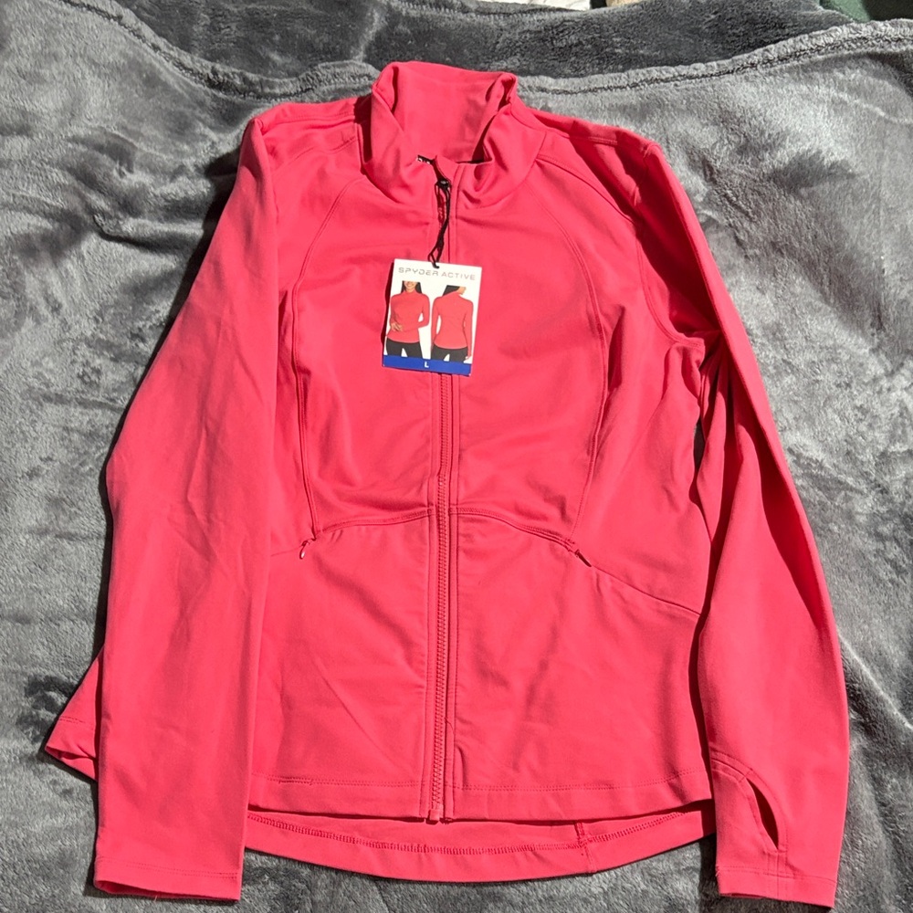 Spyder Active Pink Full-Zip Women's Jacket